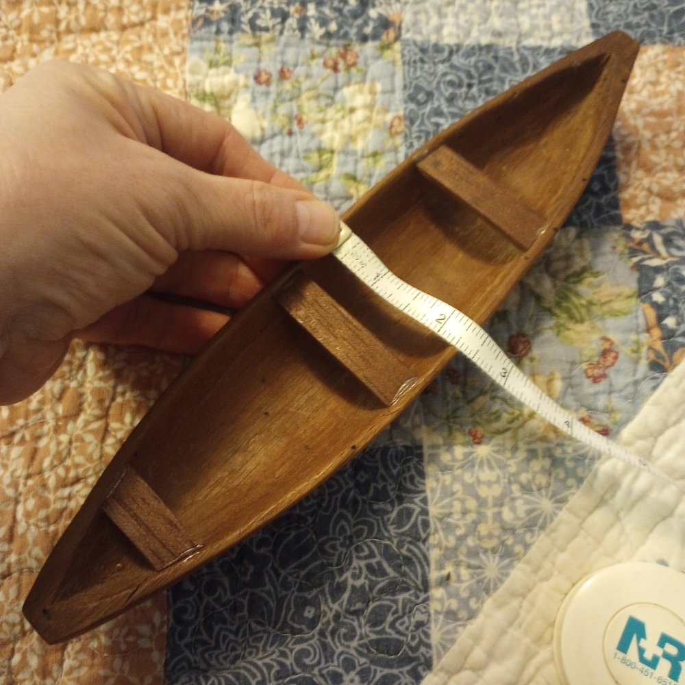 Wooden Canoe Decor